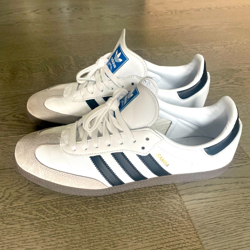 Adidas Samba Size 10 black and white